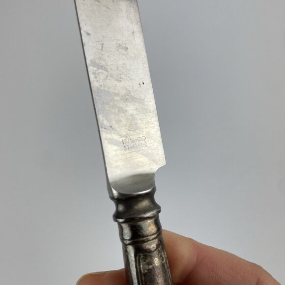 US NAVY Kings Fouled Anchor Dinner Fork Knife Spoons International Silver Set 4 - Picture 5 of 14